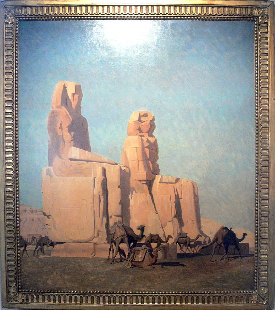 I Colossi di Tebe, Memnone e Sesostris - Museo Georges, Garret